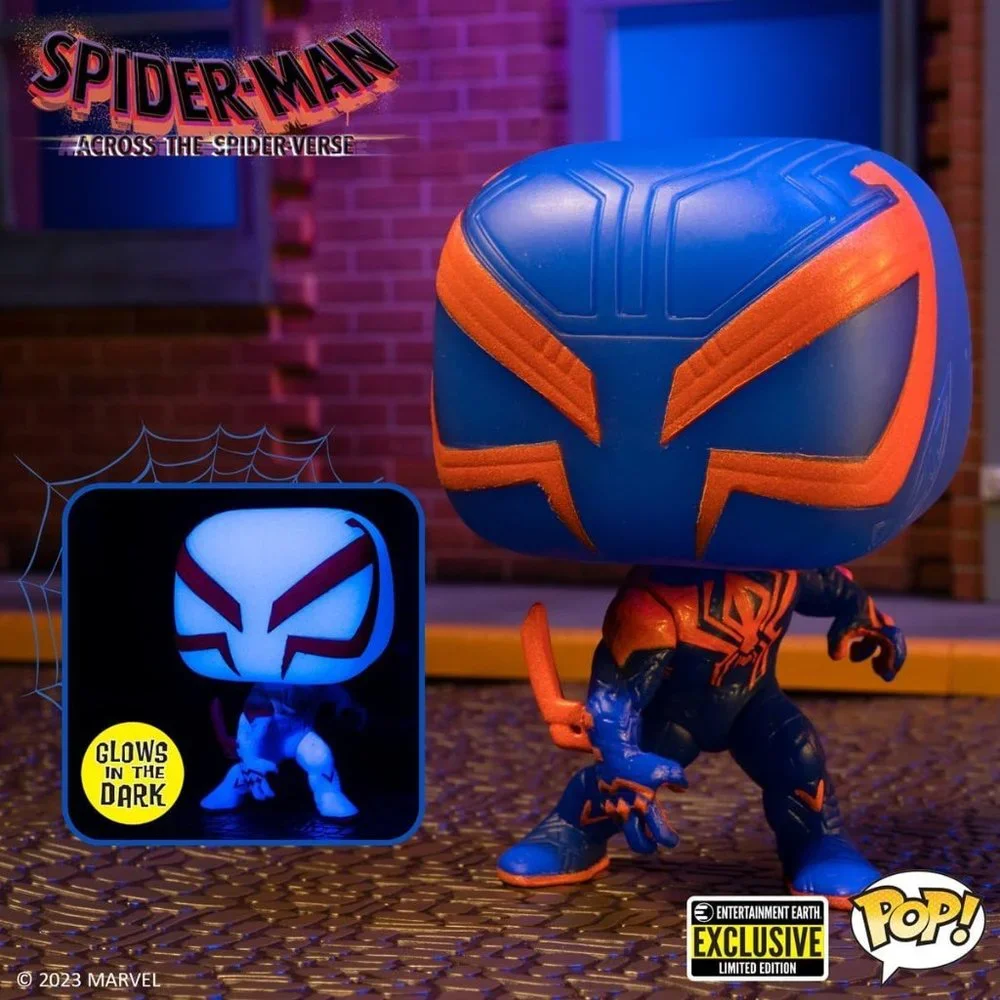 Funko Pop! Vinyl: Marvel - Spider-Man 2099 (Glows In The Dark) Spider Verse - Picture 4 of 9